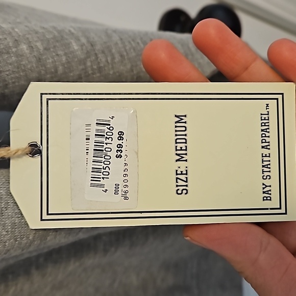 Grey Boston Hoodie Size M - Picture 2 of 5